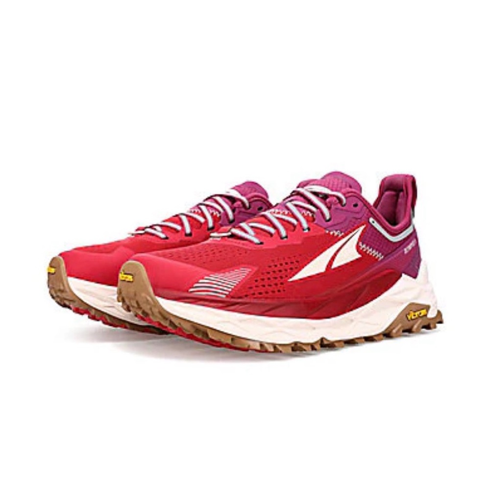 Altra Women's Pink Red Trail Running Sneakers